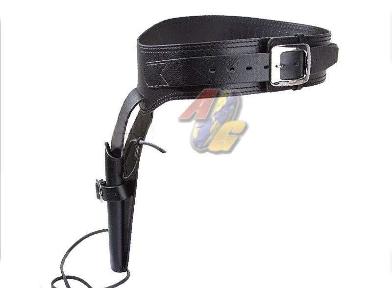 GUN HEAVEN PU Cowboy Leather Holster - Black