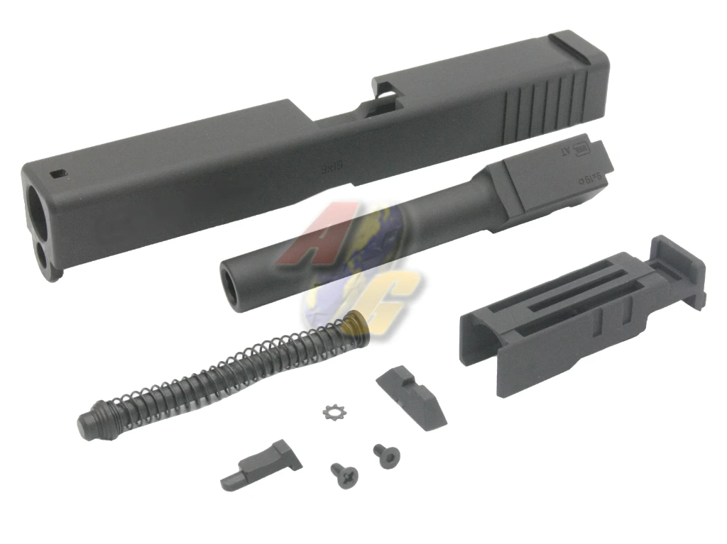 Guarder CNC Steel Slide Set for Tokyo Marui Glock 17 GBB Series - BK