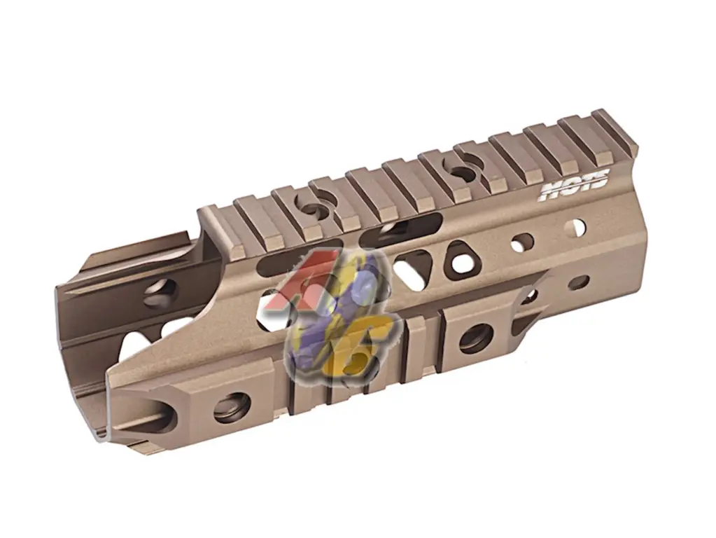 G&P MOTS 6 Inch Upper Cut RAS Handguard for M4/ M16 AEG Series (Sand)