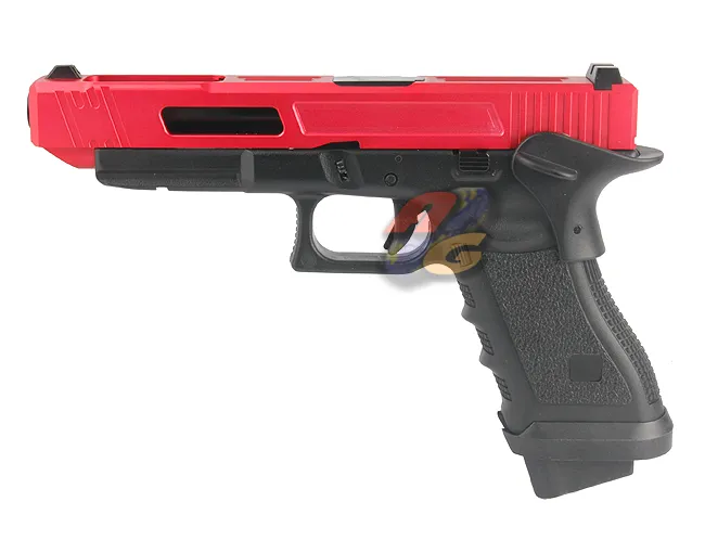 Army Armament CNC Metal Slide G34 Z Style GBB - Red