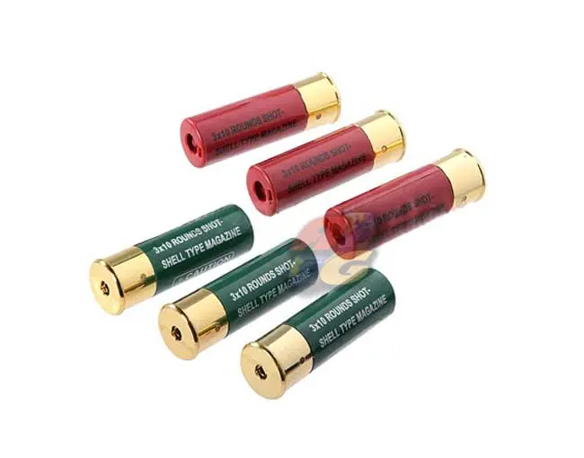 KOER Shotgun Shell for Koer/ Tokyo Marui Spring Shotgun Series (6 Pcs)