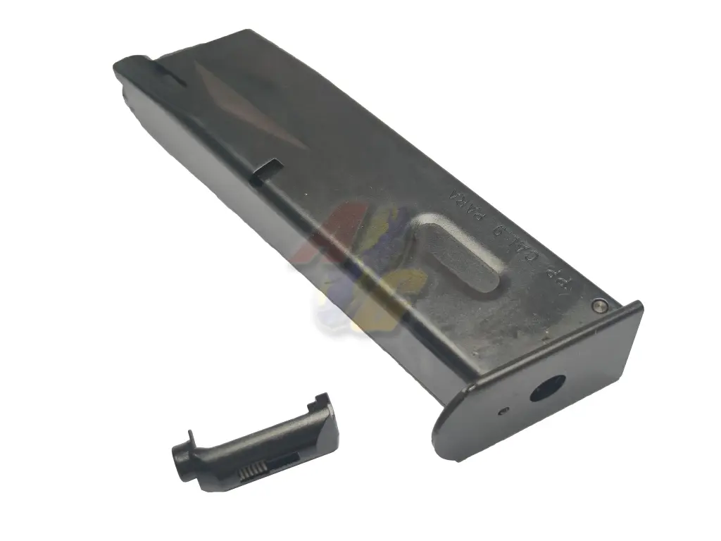 WE M9 25 Rounds Steel Housing Magazine with Magazine Release Set - BK