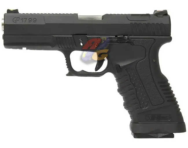 WE GP1799 T5 GBB (BK Slide, SV Barrel, BK Frame)