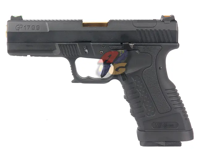 WE GP1799 T1 GBB (BK Slide, GD Barrel, BK Frame)