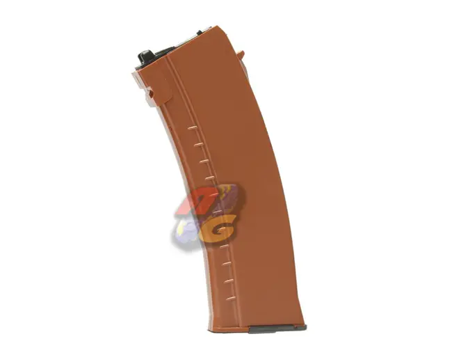 WE AK74 UN 30 Rounds Gas Magazine - Brown (Gas Blowback)