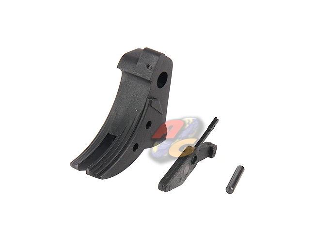 Guarder Ridged Trigger For Tokyo Marui/ KJ/ HK/ WE Glock GBB Series -  Black