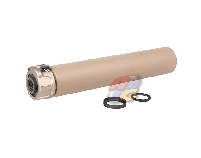 Angry Gun Socom762 Dummy Silencer with Flash Hider - Long (FDE)