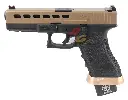 Double Bell Custom CNC Z-Style G17 with Gold Magwell (NO.746)