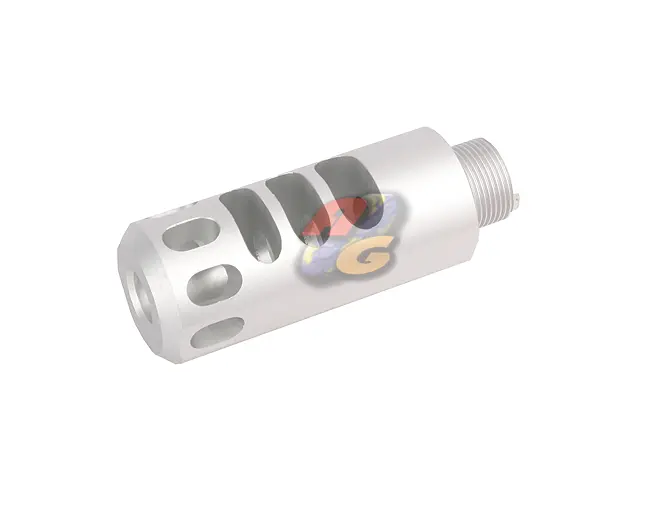 5KU Aluminum Compensator for Tokyo Marui Hi-Capa Series GBB (Type 2, Silver)