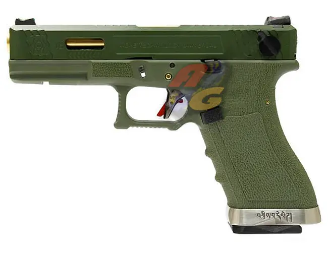 WE G18C T11 GBB ( OD Slide, GD Barrel, OD Frame )