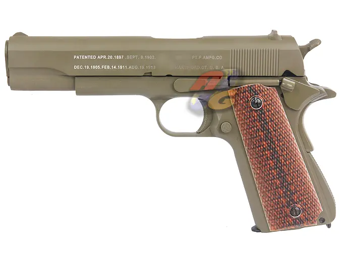 Double Bell M1911A1 Airsoft Pistol (OD)