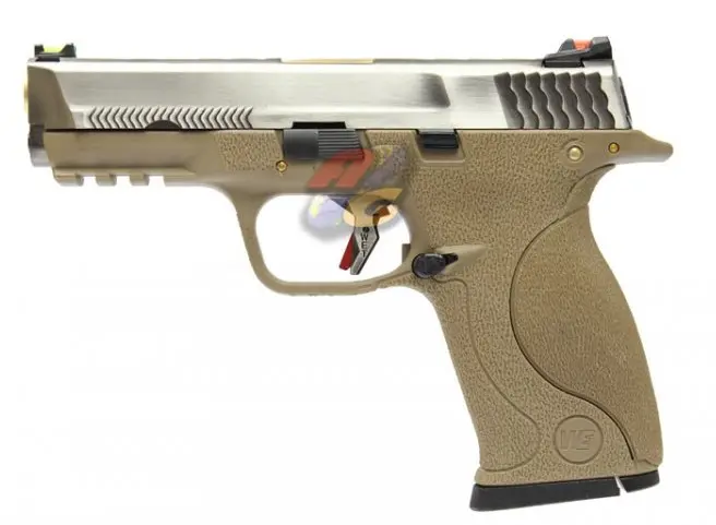 WE Toucan AUTO T7 A GBB (SV Slide/ GD Barrel/ TAN Frame)
