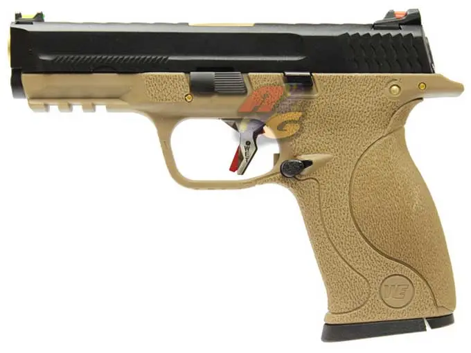 WE Toucan AUTO T3 A GBB (BK Slide/ GD Barrel/ TAN Frame)