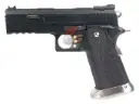 WE Hi-Capa 4.3 Allosaurus Gas Blowback Pistol - BK