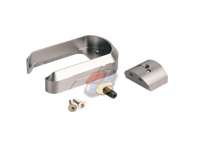 5KU Aluminum Magwell for Tokyo Marui G17/ G18C GBB (Titanium)