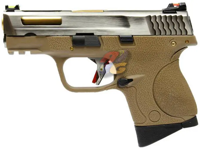 WE Toucan S T7 B with Hold GBB (SV Slide, GD Barrel, TAN Frame)