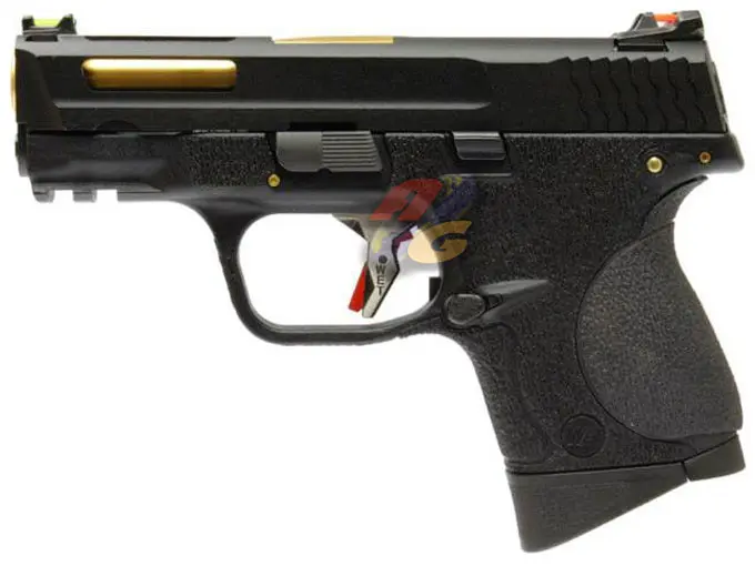 WE Toucan S T1 B with Hold GBB (BK Slide, GD Barrel, BK Frame)