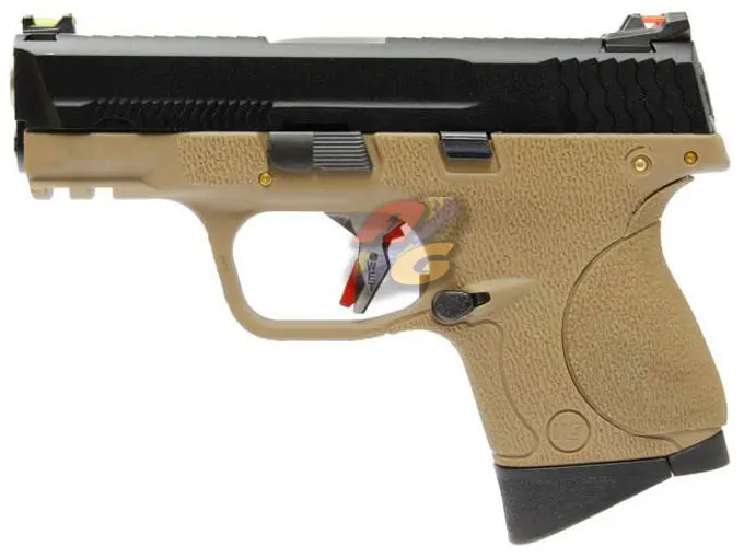 WE Toucan S T4 A GBB ( BK Slide, SV Barrel, TAN Frame )