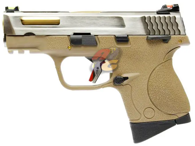 WE Toucan S AUTO T7 B with Hold GBB (SV Slide, GD Barrel, TAN Frame)