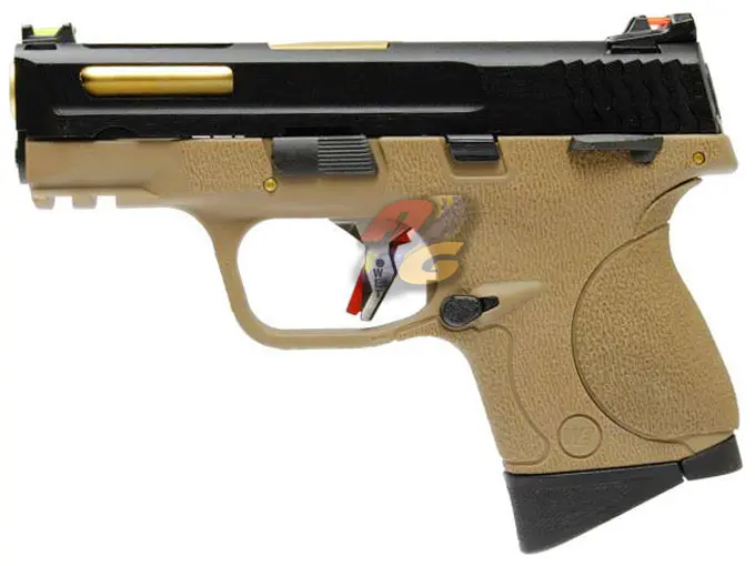 WE Toucan S AUTO T3 B with Hold GBB (BK Slide, GD Barrel, TAN Frame)