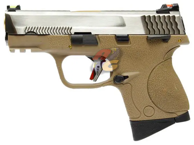 WE Toucan S AUTO T7 A GBB (SV Slide, GD Barrel, TAN Frame)