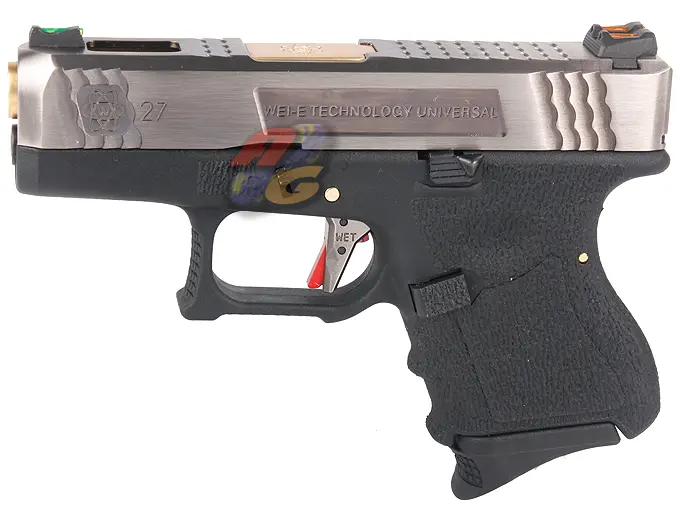 WE G27 T3 GBB (SV Slide, GD Barrel, BK Frame)