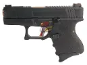 WE G27 T1 GBB (BK Slide, GD Barrel, BK Frame)