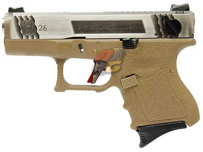 WE G26 T8 GBB (SV Slide, SV Barrel, TAN Frame)