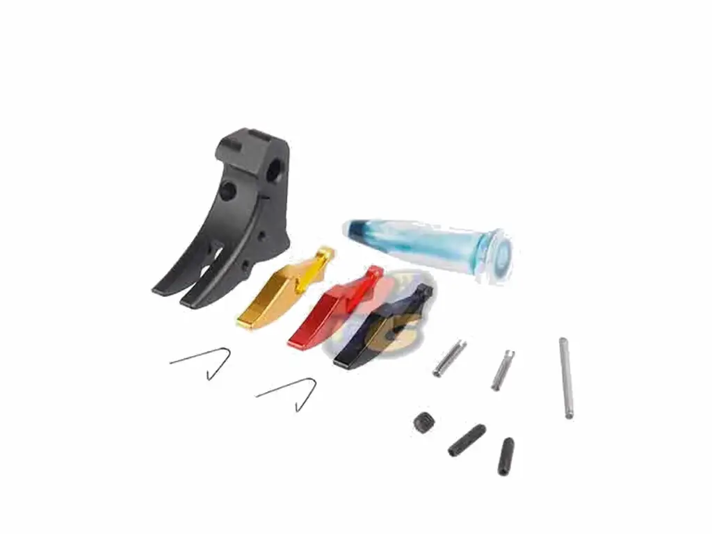 GunsModify Aluminum Adjustable Trigger for Marui Glock GBB Series - Ver.3 (BK)