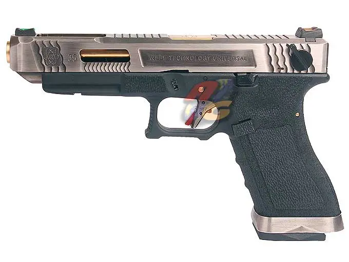 WE G35 T3 GBB ( SV Slide, GD Barrel, BK Frame )