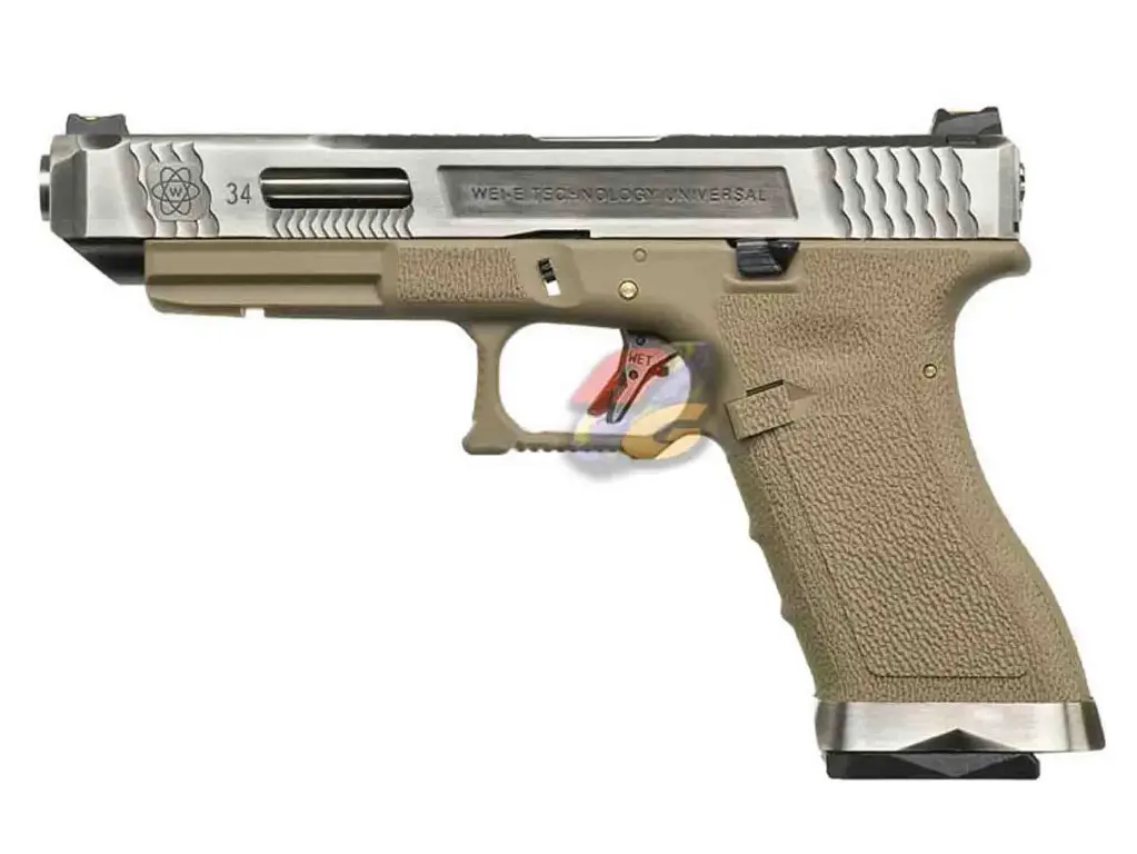 WE G34 T8 GBB (SV Slide, SV Barrel, TAN Frame)