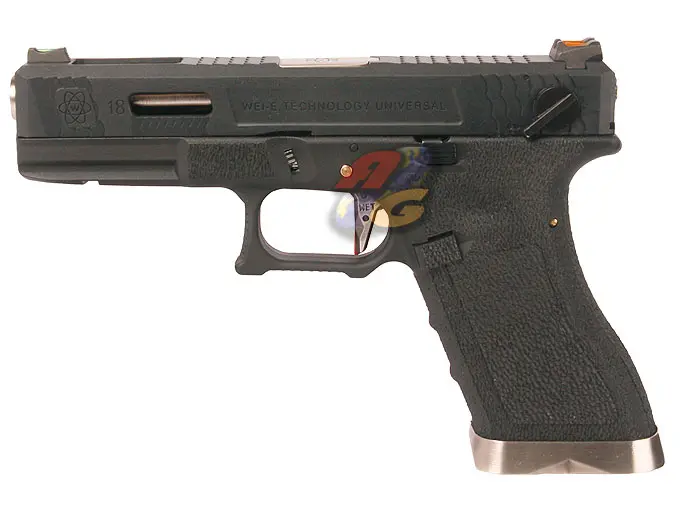 WE G18C T5 GBB (BK Slide, SV Barrel, BK Frame)