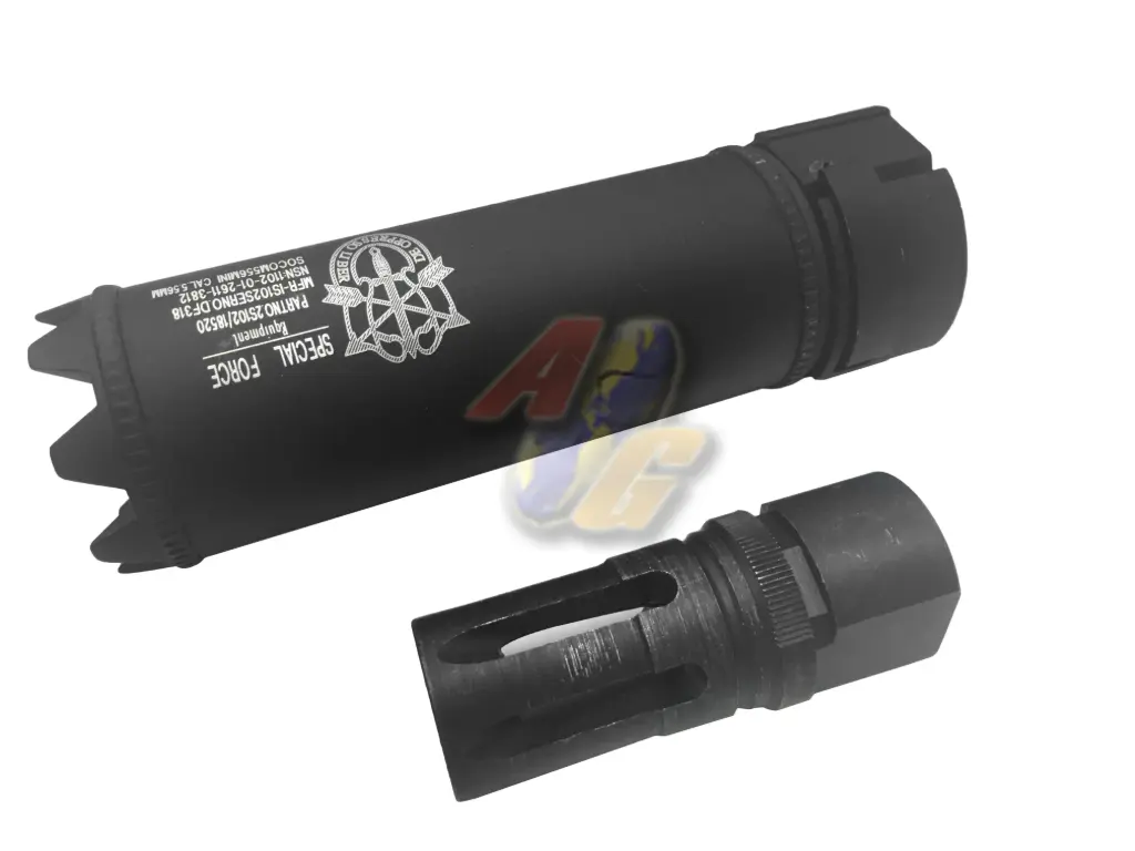 5KU SOCOM 556 Mini Monster QD Airsoft Suppressor (Type A)