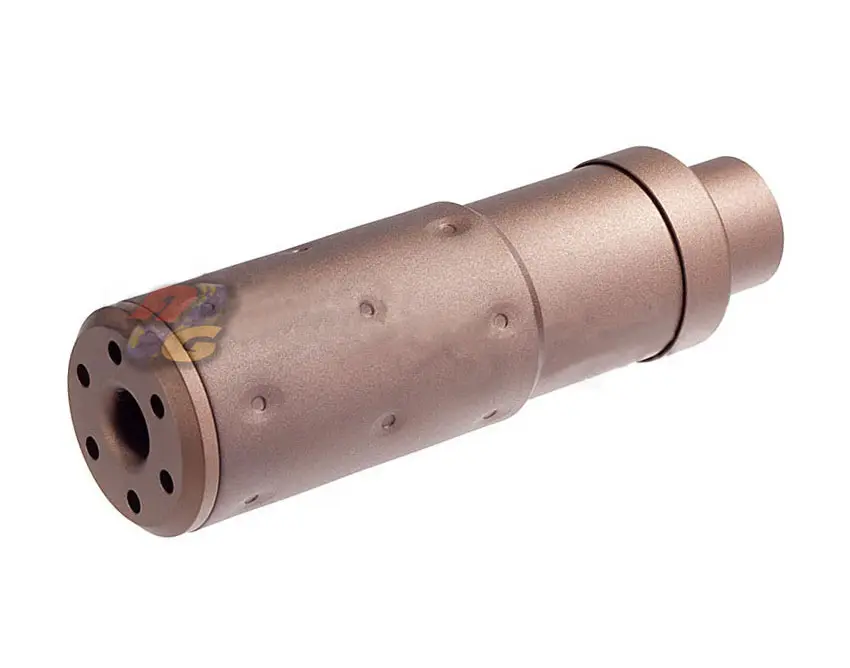 G&P Mini KAC Type Airsoft Suppressor (14mm+ / Sand)