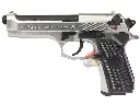 Double Bell Full Metal M9 with Marking GBB - Silver