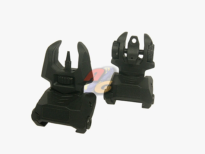 FAB Style Flip-Up/ Back Up Sight Set - BK