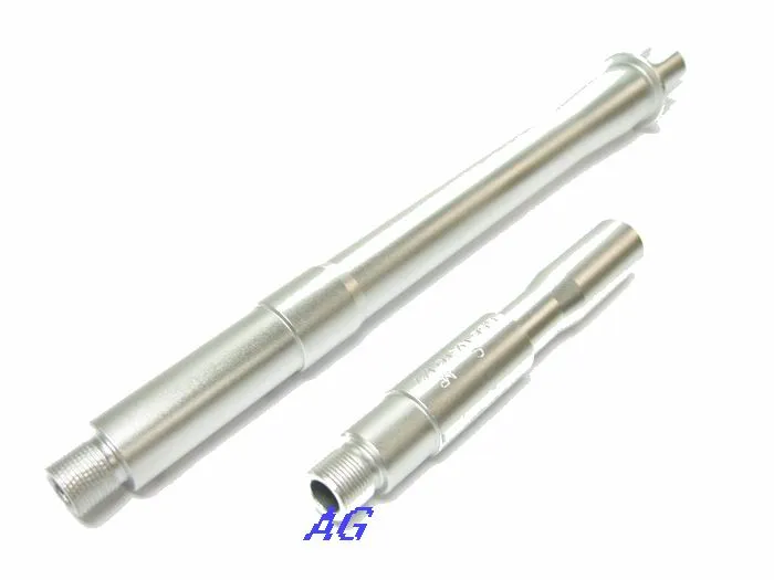AGK Aluminum 13" Outer Barrel for M4/ M16 AEG Series (Silver)