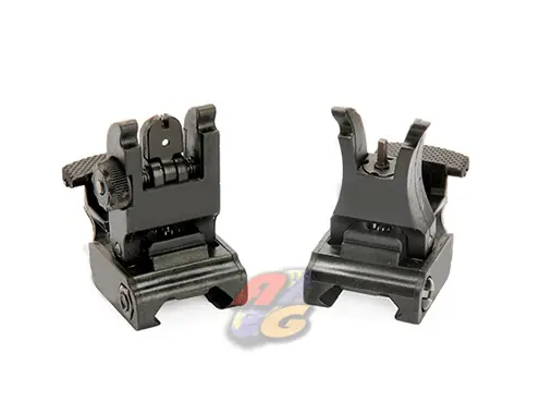 AG-K #71L F/R Folding Sight Set -BK