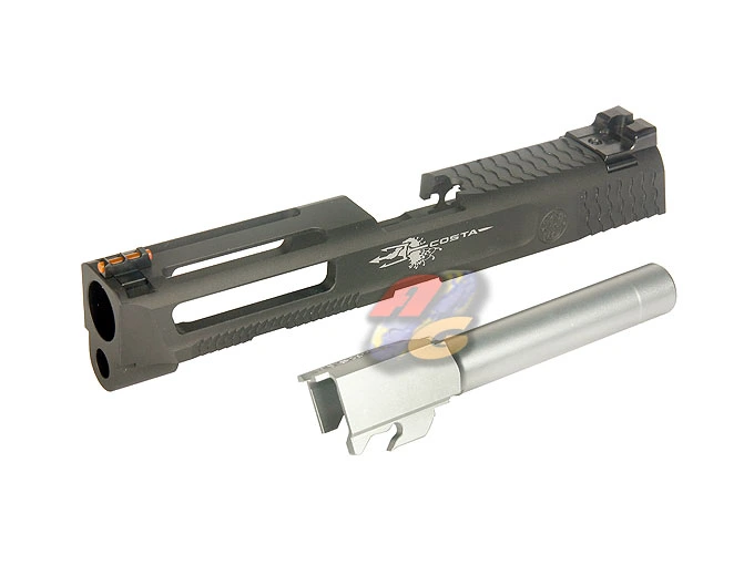 Detonator CNC ATEi Costa 4.25 Inch Slide Set for WE Big Bird/ HK M&P9 GBB Series