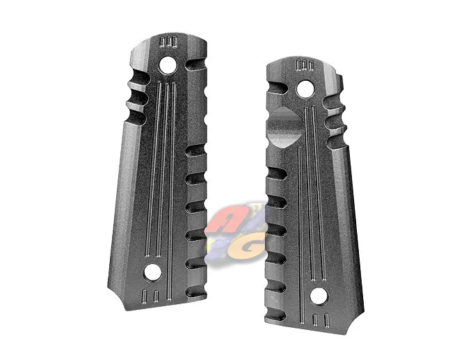 Army Force Aluminum Grip Cover for M1911A1 GBB Series - Grey