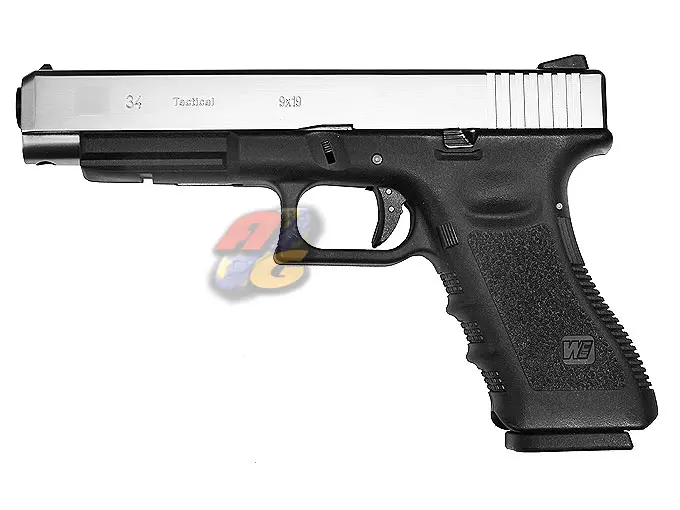 WE G34 GBB Pistol (SV Metal Slide/ BK Frame)