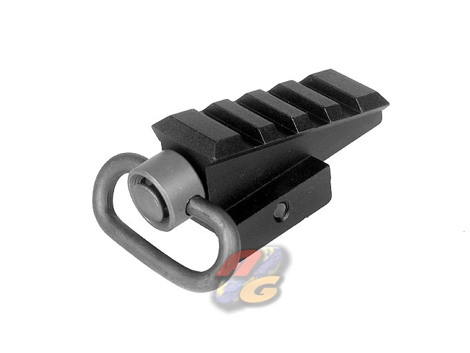 [EL-EX261BK] Element Pyramid Angled Rail Adaptor with QD Sling Swivel - BK