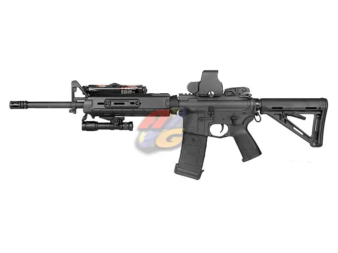 AG Custom Magpul PTS Mid Length M4 AEG (Blowback, BK)