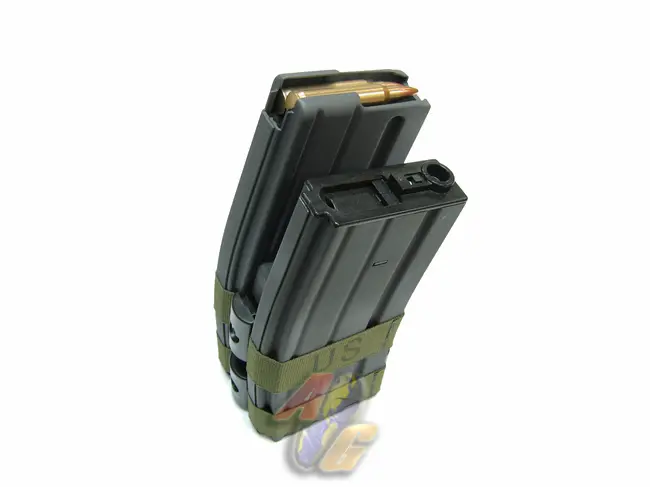 Battle Axe M4 850 Rounds AEG Electric Double Magazine - Button