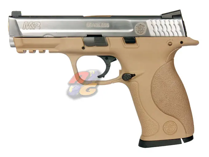 [HK-GP-0030] HK M&P9 GBB Pistol (With Marking, SV Slide w/ Tan Flame, Metal Slide)