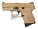 HK M&P9C Compact GBB Pistol (With Marking, Tan, Metal Slide)