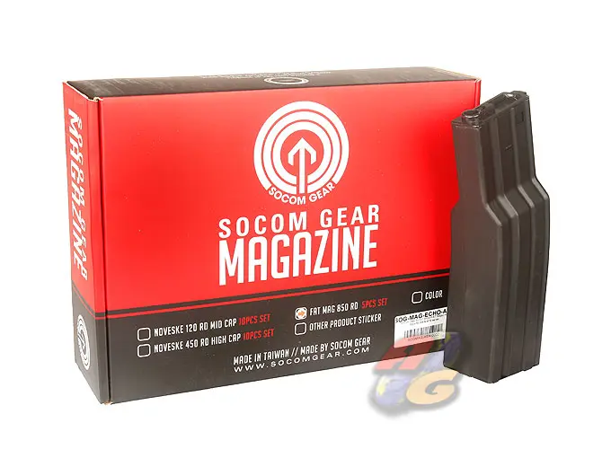 [SOG-ECHO-AEH] SOCOM Gear Echo1 850 Rounds FAT Magazine for M4/ M16 AEG Series (5 Pcs)