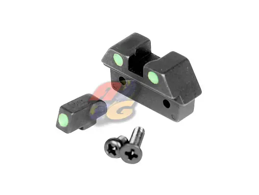 Guarder Steel Night Sight for Marui G26 (Green Dot)