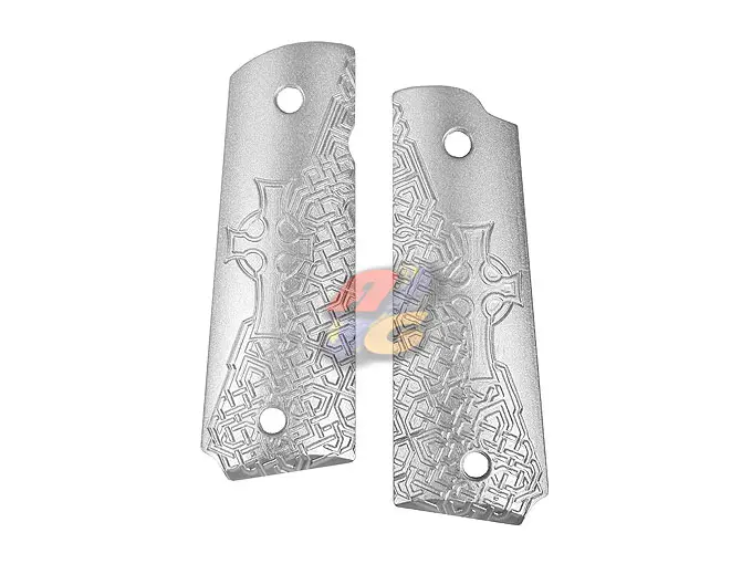 TSC CNC Aluminum Hard Grip for Marui M1911 GBB - SV (Type C)