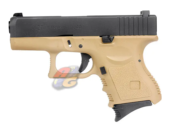 WE G27 GBB Pistol (BK, Metal Slide, Sand Frame)